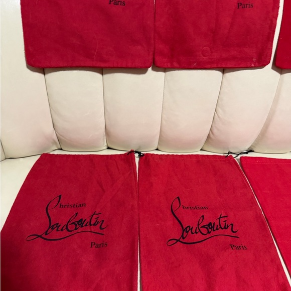 Christian Louboutin Signature Red Dust Bags - Picture 2 of 7